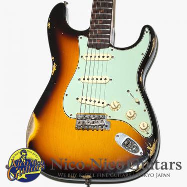 Fender Custom Shop 2018 1962 Stratocaster Relic (Faded 3Tone Sunburst)