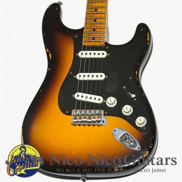 Fender Custom Shop 2015 Limited Edition Ancho Poblano Stratocaster Journeyman Relic (2-Color Sunburst)