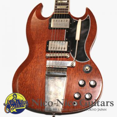 Gibson Custom Shop 2022 Murphy Lab 1964 SG Standard Heavy Aged w/ Maestro Vibrola (Faded Cherry)