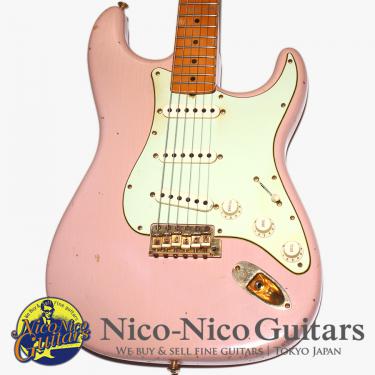 Fender Custom Shop 2021 Limited Edition ’62 Bone Tone Stratocaster Journeyman Relic (Dirty Shell Pink)