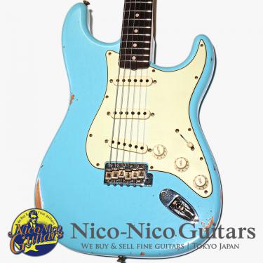 Fender Custom Shop 2022 1960 Stratocaster Relic (Faded Aged Daphne Blue)