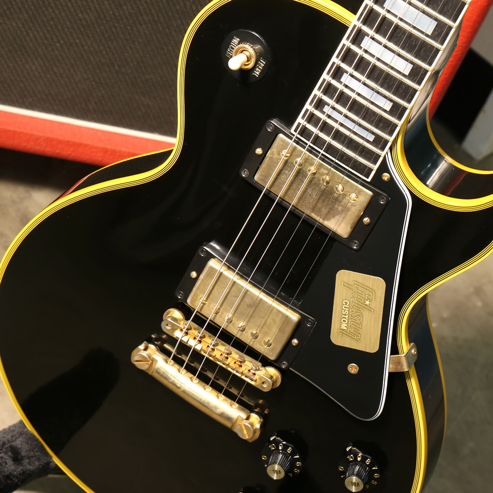 Staff Pick Gibson Custom Shop Historic Les Paul Custom Japan Limited Ebony Black
