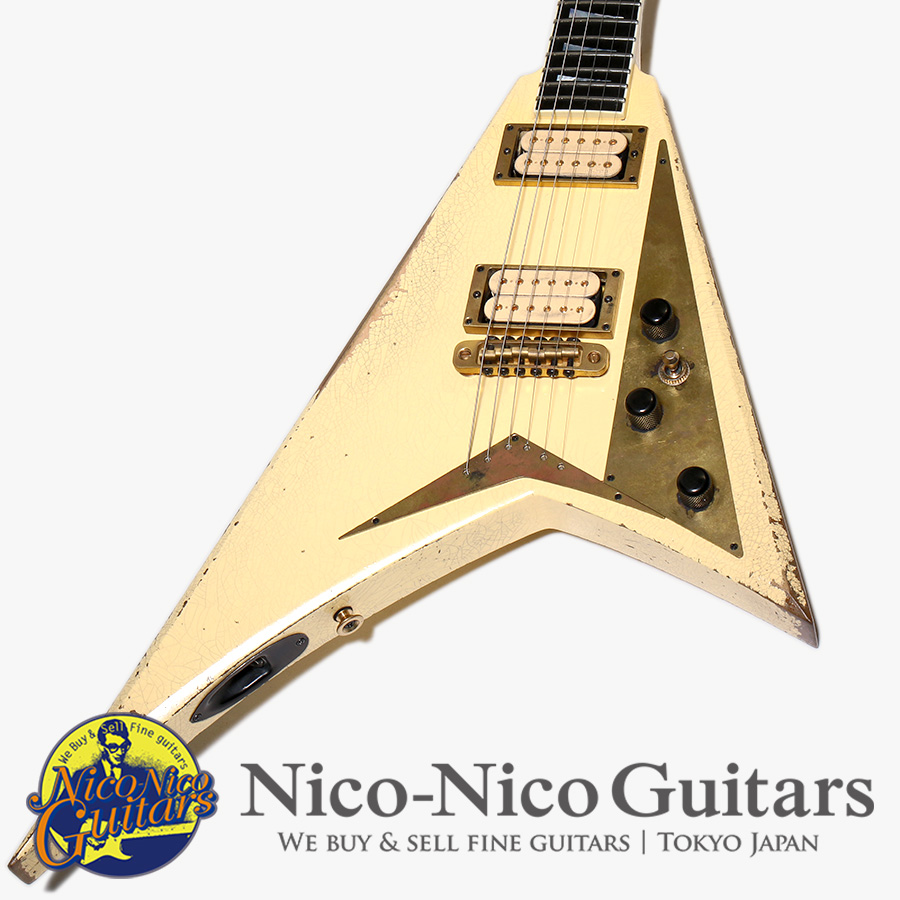 Jackson USA Custom Shop 2025 RR-VS Randy Rhoads Fixed Bridge Nitro Aged (Vintage White)