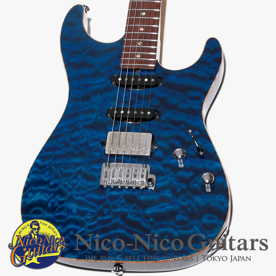 Suhr 2011 Standard Custom QMT (Trans Dark Blue)
