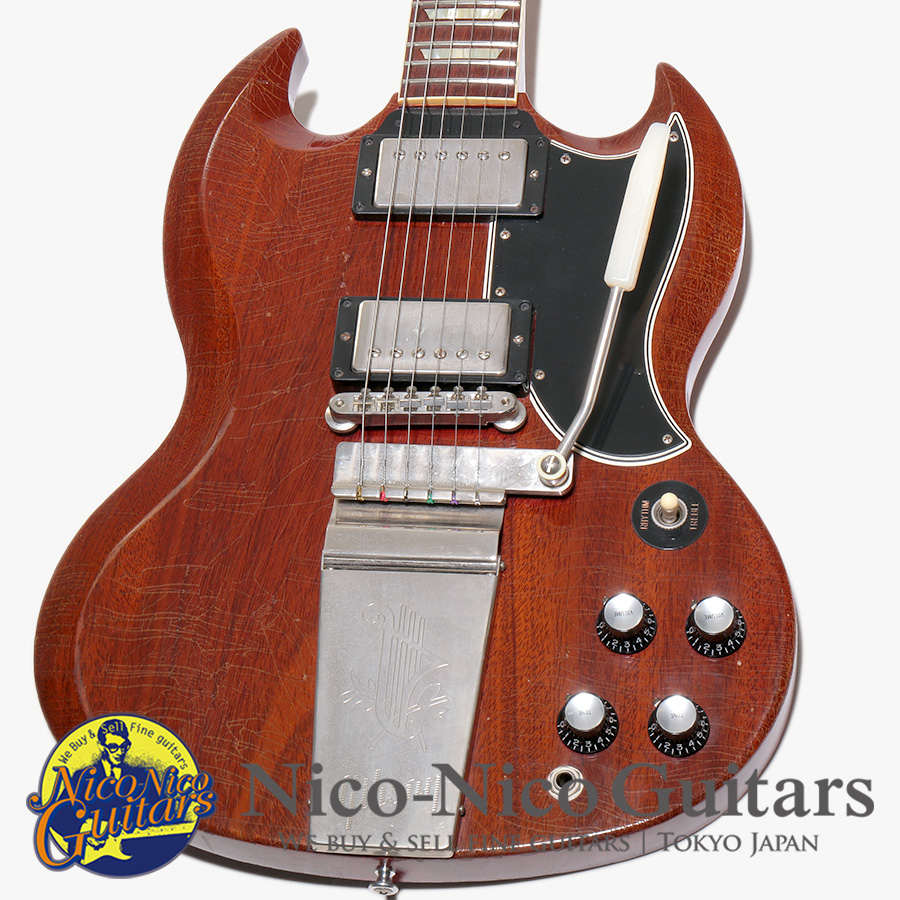 Gibson Custom Shop 2021 Murphy Lab 1964 SG Standard Light Aged w/ Maestro Vibrola & Grover (Cherry)