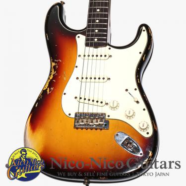 Fender Custom Shop 2021 Limited 1963 Stratocaster Heavy Relic (Aged 3 Tone Sunburst)