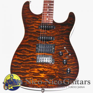 Sadowsky NYC 2003 Standard Style Strat QMT (Tigers Eye)