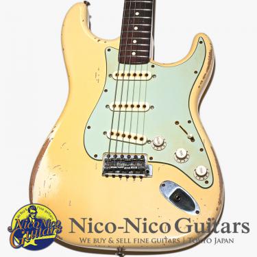 Fender Custom Shop 2015 MBS MVP 1960 Stratocaster Super Heavy Relic By John Cruz (Vintage White)