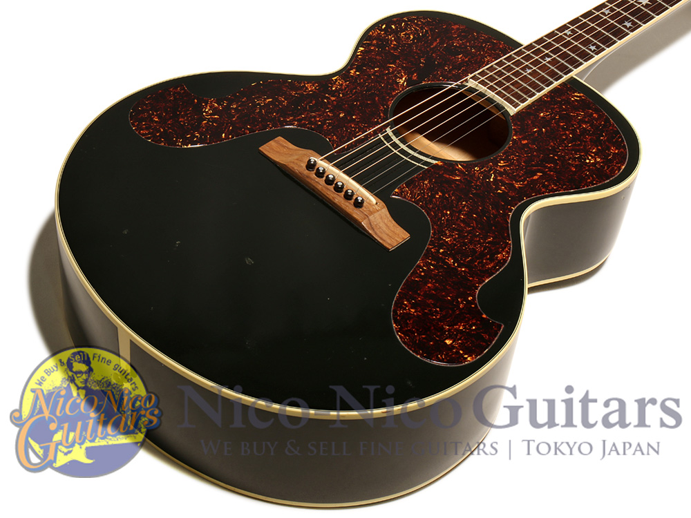 Gibson USA 1990 J-180 Everly Brothers (Ebony Black)/Nico-Nico