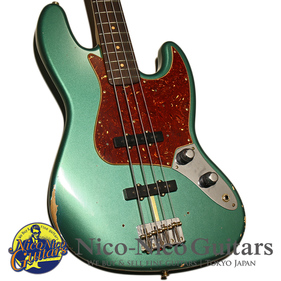 Fender Custom Shop 2023 1962 Jazz Bass Relic (Aged Sherwood Green