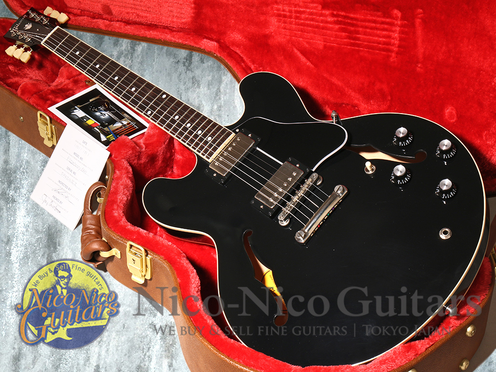 Gibson USA 2021 ES-335 Gloss (Vintage Ebony)/Nico-Nico Guitars