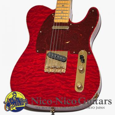 Fender Custom Shop 2014 MBS Telecaster Quilt Maple Top NOS Master Built by Greg Fessler (Trans Red)