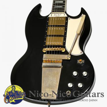 Gibson Custom Shop 2006 Historic Collection SG Custom Maestro (Ebony Black)