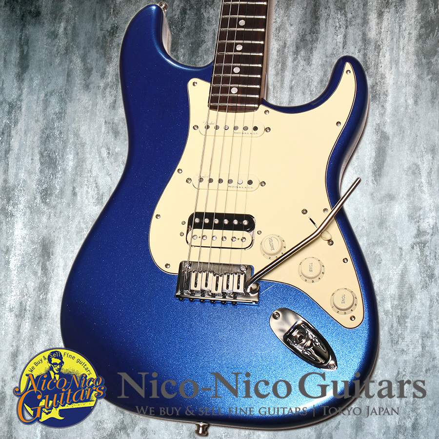 Fender USA 2021 American Ultra Stratocaster HSS (Cobra Blue / Rose ...