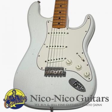 Fender Custom Shop 2018 Jimi Hendrix Voodoo Child Stratocaster Journeyman Relic with Closet Classic Hardware (Olympic White)