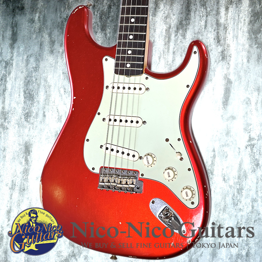 Fender Custom Shop 2015 1963 Stratocaster Relic (Candy Apple Red 