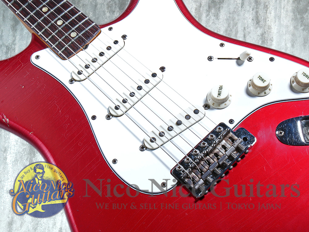 Fender 1966 Stratocaster (Candy Apple Red / Rose)/Nico-Nico