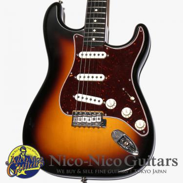 Fender Custom Shop 2024 Vintage Custom 1959 Stratocaster NOS (Wide Black Faded 2Tone Sunburst)